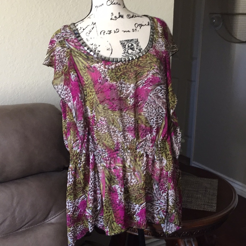 - Lane Bryant spring top plus size 18